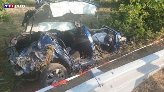 "La voiture était explosée" : ce que l'on sait de l'accident de la route qui a coûté la vie à un ado de 13 ans | TF1 INFO