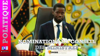 Les nominations en conseil des ministres du Jeudi 3 Juillet 2025