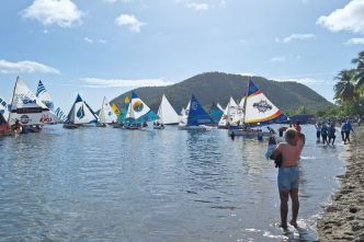 Traditour 2025 : Guadeloupe Port Caraïbes s'impose lors du prologue dans les eaux dominicaises