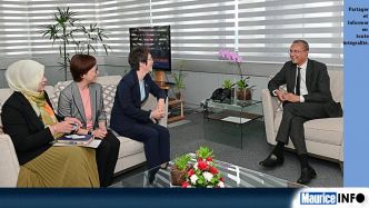 Rencontre entre Patrick Assirvaden et l'ambassadrice de Chine, Dr Huang Shifang