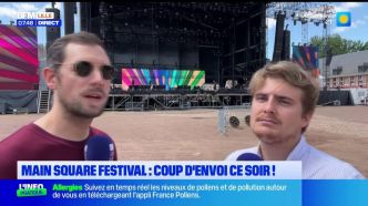 "Il y a beaucoup d'amour sur ce projet": coup d'envoi du Main Square Festival à Arras