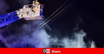 Un incendie spectaculaire a ravagé un bâtiment à Ramegnies-Chin cette nuit : D'importants dégâts à déplorer
