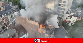 Violent incendie d'une maison à deux pas des étangs d'Ixelles (PHOTOS ET VIDEO)