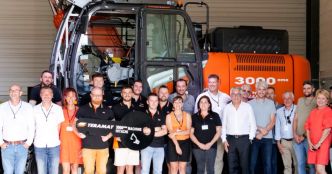 Le distributeur de matériel de chantier Teramat célèbre plus de 20 ans de partenariat avec Hitachi
