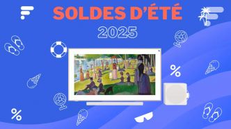 L'étonnant TV QLED 55″ de TCL en forme de tableau avec barre de son intégrée est vendu au rabais lors des soldes