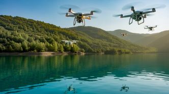 Toulon : des drones déployés autour du lac de Sainte-Croix pour prévenir les feux de forêt