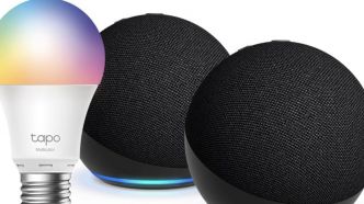 Ne loupez pas cette offre : -40 € sur le lot 2 enceintes Echo Dot + ampoule connectée