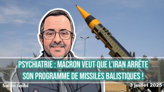 Brève au Scalpel 3 juillet 2025 : macron veut que l'Iran arrête son programme de missiles balistiques