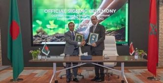Pour la fourniture de 1,1 million de tonnes d'engrais : OCP Nutricrops signe un accord stratégique avec le Bangladesh