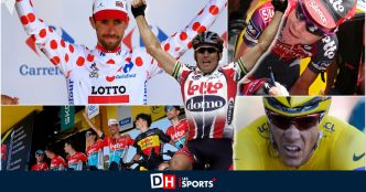 L'équipe cycliste Lotto a disputé son premier Tour de France en 1985 : retour sur 40 ans d'histoire en six bons numéros...