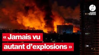 Attaque massive de drones et de missiles russes sur l’Ukraine