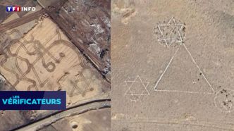 VÉRIF' - Des étoiles de David tracées au sol sont-elles apparues à Gaza et en Iran ? | TF1 INFO