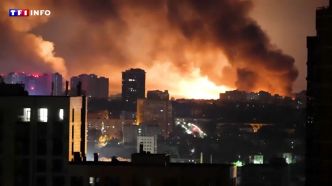 Ukraine : les images de l'attaque de drones et missiles la plus massive depuis le début de la guerre | TF1 INFO