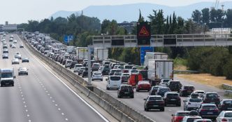 Circulation. Incendie, accident, caravane en feu... Plus de 40 km de bouchons cumulés sur l'A7