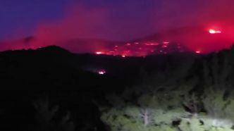 Incendies : les flammes font rage en Crète et en Turquie