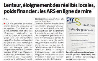 Une commission sénatoriale propose de supprimer de nombreuses agences dont les inutiles et coûteuses ARS