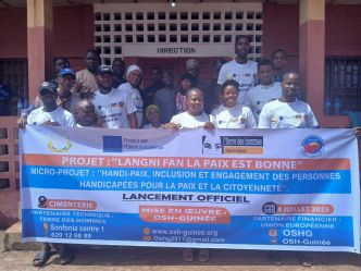 Conakry : OSH-Guinée et ses partenaires œuvrent en faveur de la paix dans la commune de Kagbélen