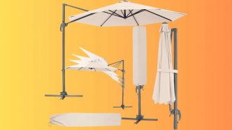 Soldes d'été : offrez-vous l'ombre parfaite avec ce parasol déporté à prix imbattable !
