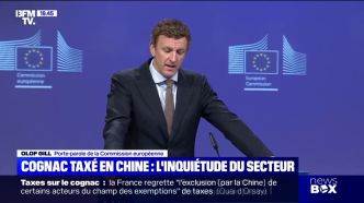 Taxe sur le cognac: "Nous pensons que les mesures prises par la Chine sont injustes", déclare le porte-parole de la Commission européenne