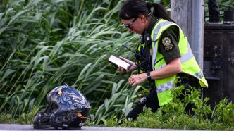PHOTOS | Un motocycliste dans un état très grave en Montérégie