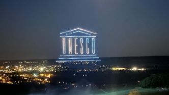 EN IMAGES :  un spectacle de drones au dessus des vignes à Champillon pour les 10 ans de l'inscription à l'UNESCO