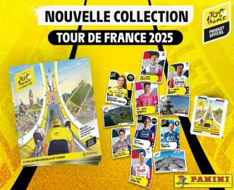 Vivez le Tour de France 2025 avec la collection officielle de stickers Panini