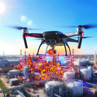 Comment fonctionne un drone thermique pour la surveillance industrielle ?