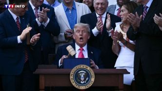 "Les 6 premiers mois les plus réussis" : Donald Trump célèbre l'adoption de sa "belle et grande loi" budgétaire | TF1 INFO