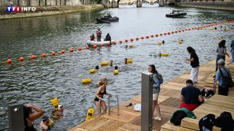 "L'impression d'être dans un lac, il n'y a pas d'odeur" : l'avis d'un des premiers baigneurs dans la Seine | TF1 INFO