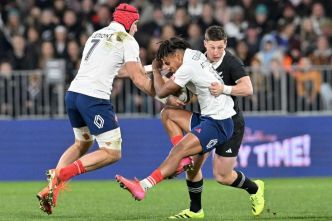 Rugby : le XV de France aux portes de l'exploit face aux All Blacks