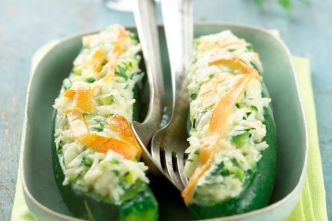 Courgettes farcies au Reblochon de Savoie