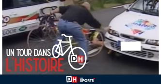 Un Tour dans l'histoire > Cela s'est passé le 5 juillet... 1999: Jacky Durand se fait rouler dessus