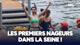 Baignade dans la Seine : les premiers nageurs se jettent à l'eau !