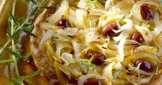 Pissaladière végétarienne, sans anchois