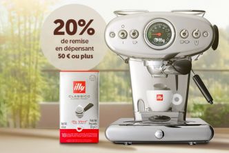 Offre Spéciale Illy Café : 20% de réduction dès 50€ d'achat ☕️