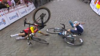 Tour de France 2025: la lourde chute de Benjamin Thomas et Mattéo Vercher après un sprint pour le maillot à pois