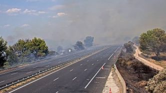 Un incendie se déclenche dans l'Hérault : l'autoroute A9 coupée dans les deux sens