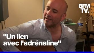 En studio avec Pierre Le Coz, chanteur du groupe 22h22...et commissaire à la BRI