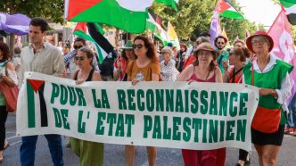 Guerre à Gaza : une centaine de personnes se sont rassemblées à Avignon pour dire "Non au génocide"