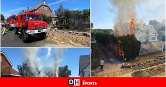 Une haie s'embrase à Overijse, les pompiers doivent intervenir pour éviter que le feu ne se propage aux maisons voisines