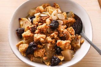 Crumble poires et pruneaux d'Agen