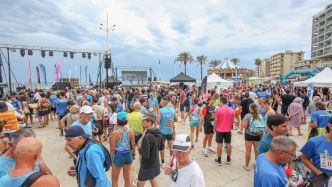 Ekiden des plages de Canet-en-Roussillon : "J'ai fait une sieste juste avant de venir. C'est important la récup avant la course"