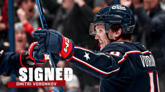 Columbus prolonge Dmitri Voronkov jusqu'en 2026-2027