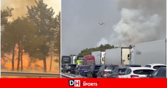 Pagaille sur la route des vacances en France : plusieurs incendies provoquent la fermeture de l'A9 en plein week-end de départ ! (VIDEOS)