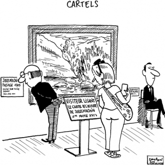 Les cartels dans les musées