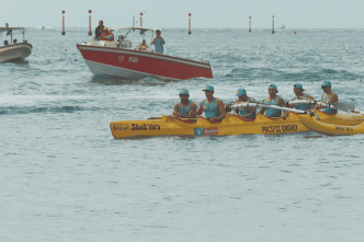 Fa'ati Moorea 2025 : parcours modifié, Shell Va'a et Ihilani en tête de classement