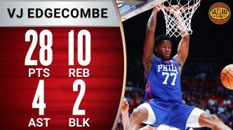 Summer League : V.J. Edgecombe cartonne pour ses débuts avec les Sixers (28 points)