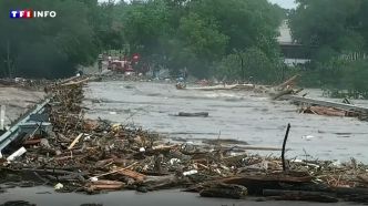 "On a dû nager pour sortir de notre chambre" : au Texas, un enfant rescapé des inondations témoigne | TF1 INFO