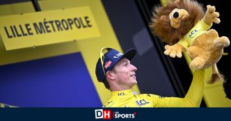 ”Concentré comme jamais”, "un train de luxe” et une pointe à plus de 70km/h : voici les clés de la victoire de Jasper Philipsen, 1er maillot jaune