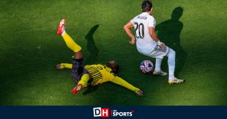 La poisse rattrape Julien Duranville, sorti blessé face au Real Madrid